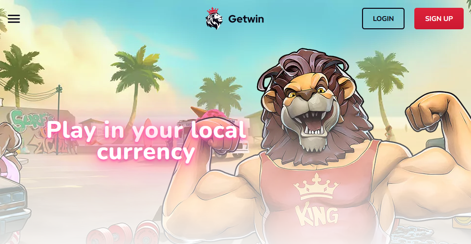 Getwin - bestes Bitcoin-Kasino Malaysia
