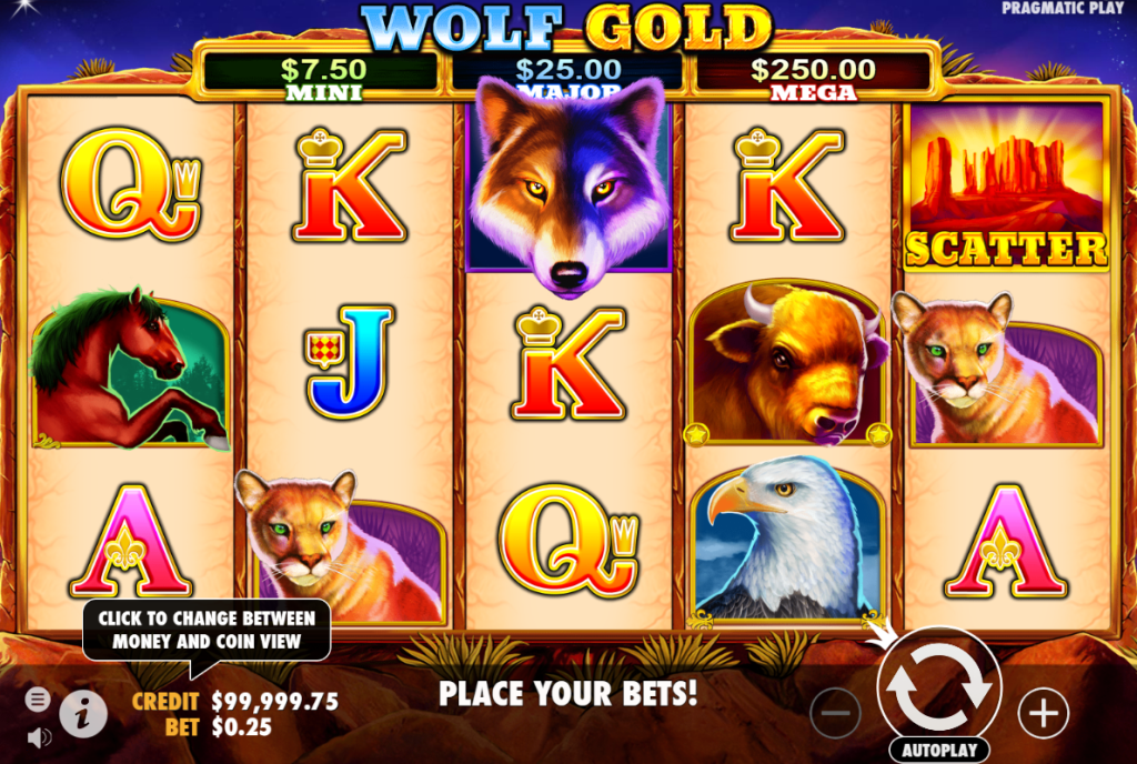 Pragmatic Play Malaysia - Wolf Gold spilleautomat